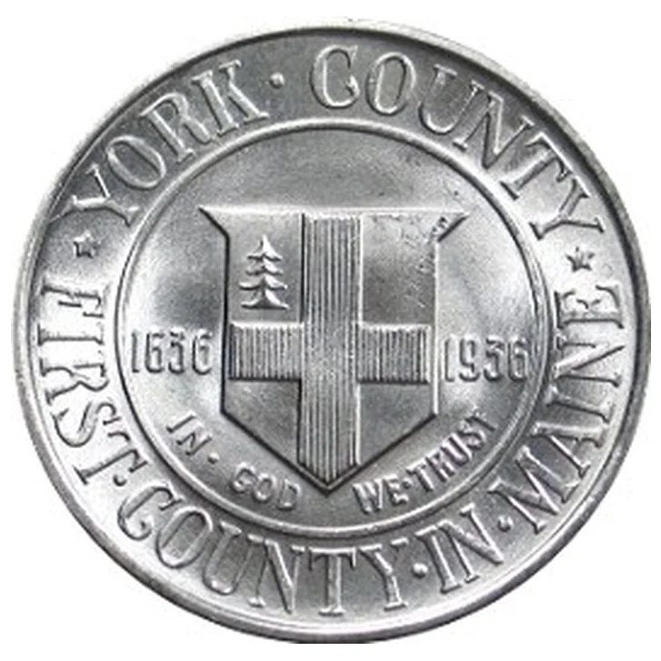York County half reverse, 1936